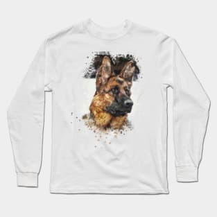 Old German Shepherd Dog Long Sleeve T-Shirt